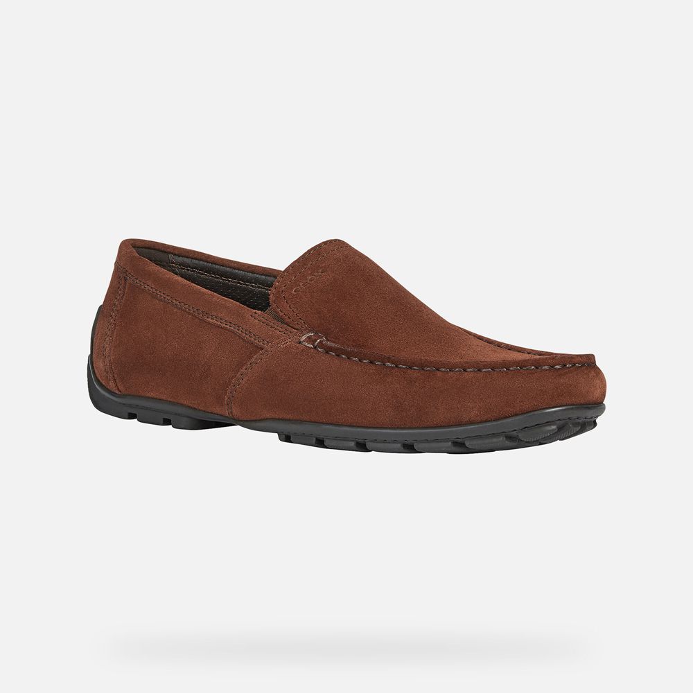 Mocassin Geox Moner - Marron Foncé - Homme 561384-VAW